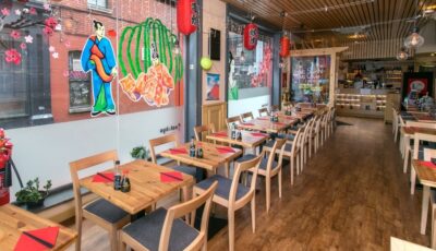 Interior of Eatokyo in Temple Bar, Dublin