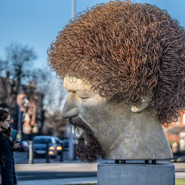 La statue de Luke Kelly sur Guild Street à Dublin - William Murphy - cc