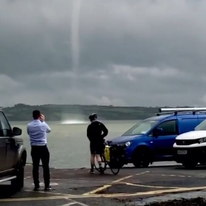 Mini tornade aquatique dans le comté de Kerry