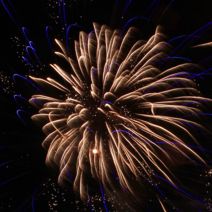 Un feu d'artifice du jour de l'an à Dublin - Brian & Natalia Liston - cc