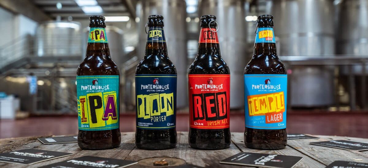 Des bières de la Portehouse Brewery Co. - https://porterhousebrewco.ie