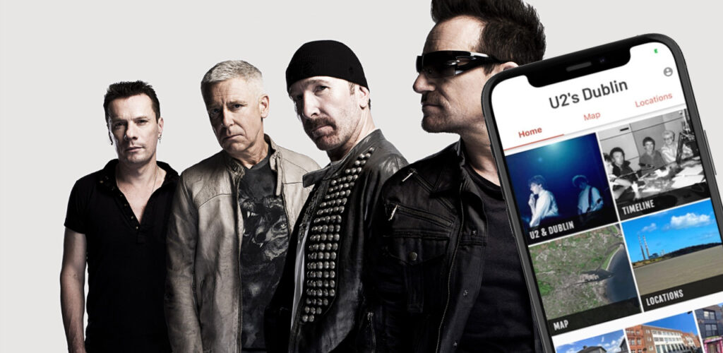 U2&rsquo;s Dublin, une app mobile qui va vous faire découvrir Dublin à travers le groupe U2 !
