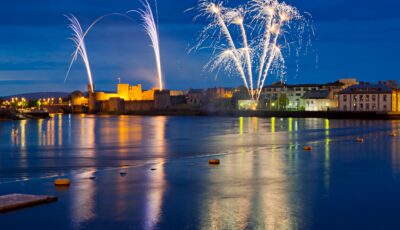Feu d'artifice du nouvel an à Limerick - © Patryk Kosmider