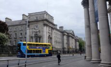 Une rue déserte de Dublin à cause du confinement - Simon - cc