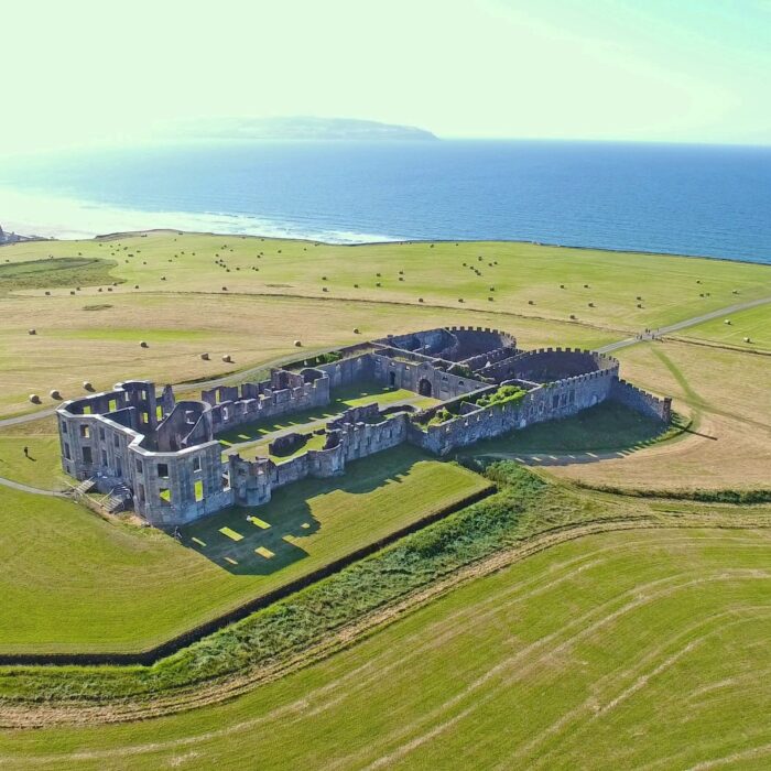 Vue aérienne de la Downhill House - © peter