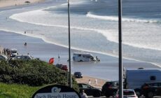 Un Camping-car victime de la marée sur Inch Beach - Inch Beach House & Cottages