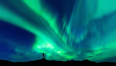 Une aurore boréale en Irlande - © basiczto