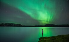Une aurore boréale en Irlande - © Cale