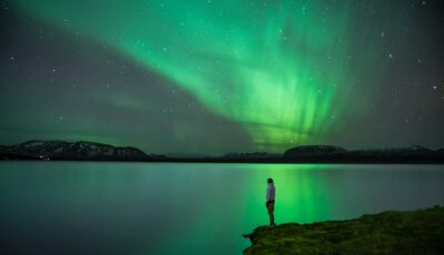 Une aurore boréale en Irlande - © Cale