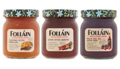 Confitures et marmelades de Noël du Comptoir irlandais