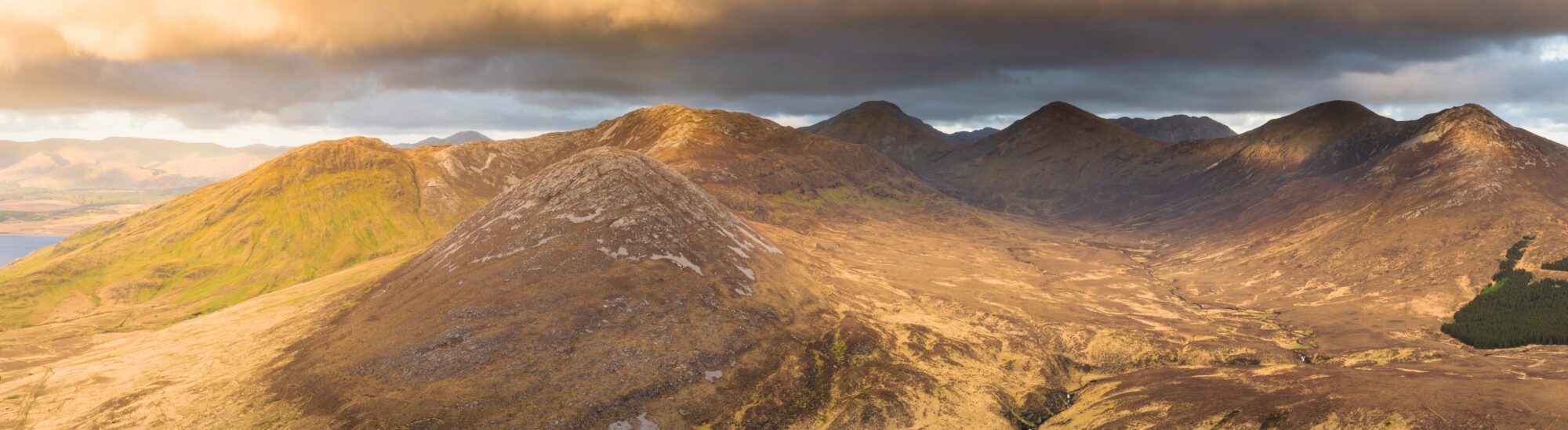 Panorama sur le Connemara, du sommet de Diamond Hill - © fstopphotography