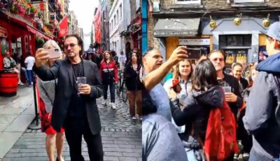 Le sosie de Bono était à Temple Bar