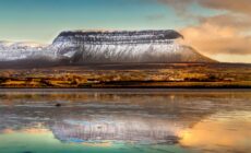 La montagne Ben Bulben enneigée - © Bruno Biancardi