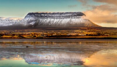 La montagne Ben Bulben enneigée - © Bruno Biancardi