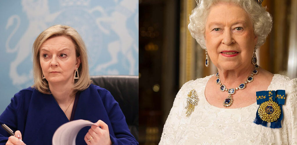 Liz Truss et Elizabeth II