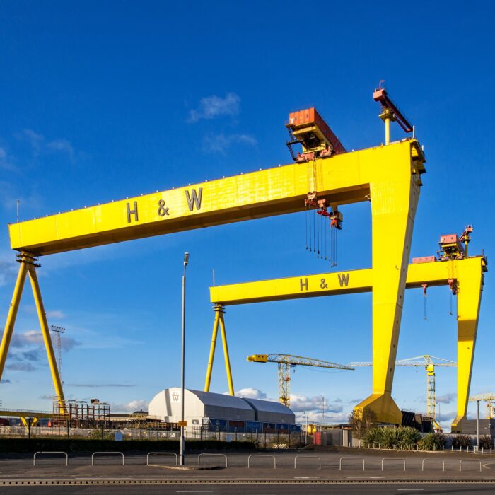 Les grues Samson & Goliath de Belfast - © kilhan