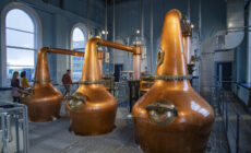 Les alambics en cuivre de Titanic Distillers - © Tourism Ireland. © Chris Hill Photographic