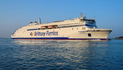 Le ferry Salamanca de Brittany Ferries effectue les traversées de Cherbourg vers Rosslare mais aussi de Bilbao vers Rosslare - © BRITTANY FERRIES