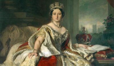 Portrait de la reine Victoria réalisé par Franz Xaver Winterhalter en1819-1901. - Photographie de Franz Xaver Winterhalter
