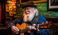 Un musicien irlandais jouant Fields of Athenry - © Sunshower Shots