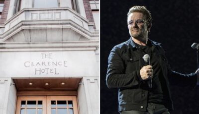 Bono et The Edge se séparent du Clarence Hotel à Dublin