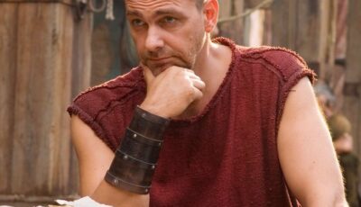 Ray Stevenson as Titus Pullo in the Rome series