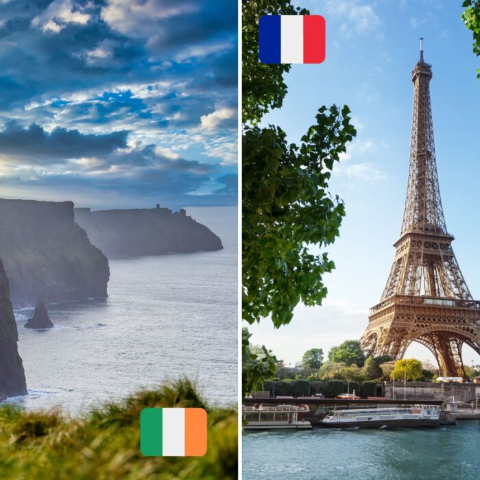France - Irlande : les différences