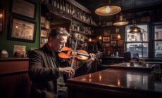 Un musicien irlandais dans un irish pub - © Sunshower Shots