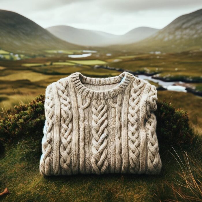 Un pull irlandais en laine vierge - © Go To Ireland.com