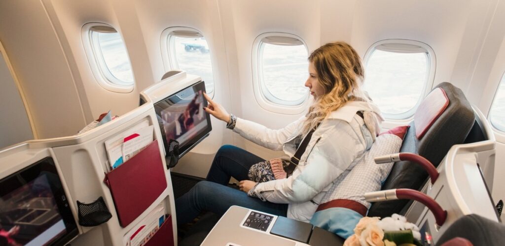 Un voyage en avion