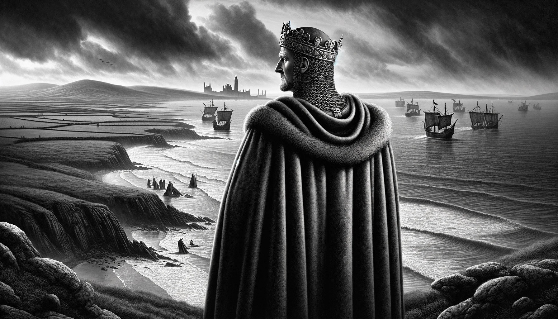 Dermot MacMurrough assistant à l'Invasion Normande