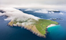 Vue aérienne sur Great Blasket Island - © Tom Archer