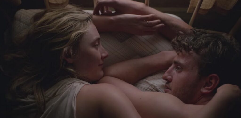 Paul Mescal et Saoirse Ronan dans Foe