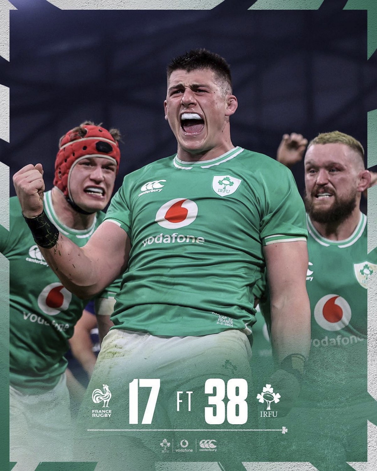 Tournoi des 6 Nations 2024 - l'Irlande écrase la France - © Irish Rugby