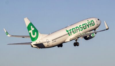 Un avion Transavia - Bene Riobó - cc