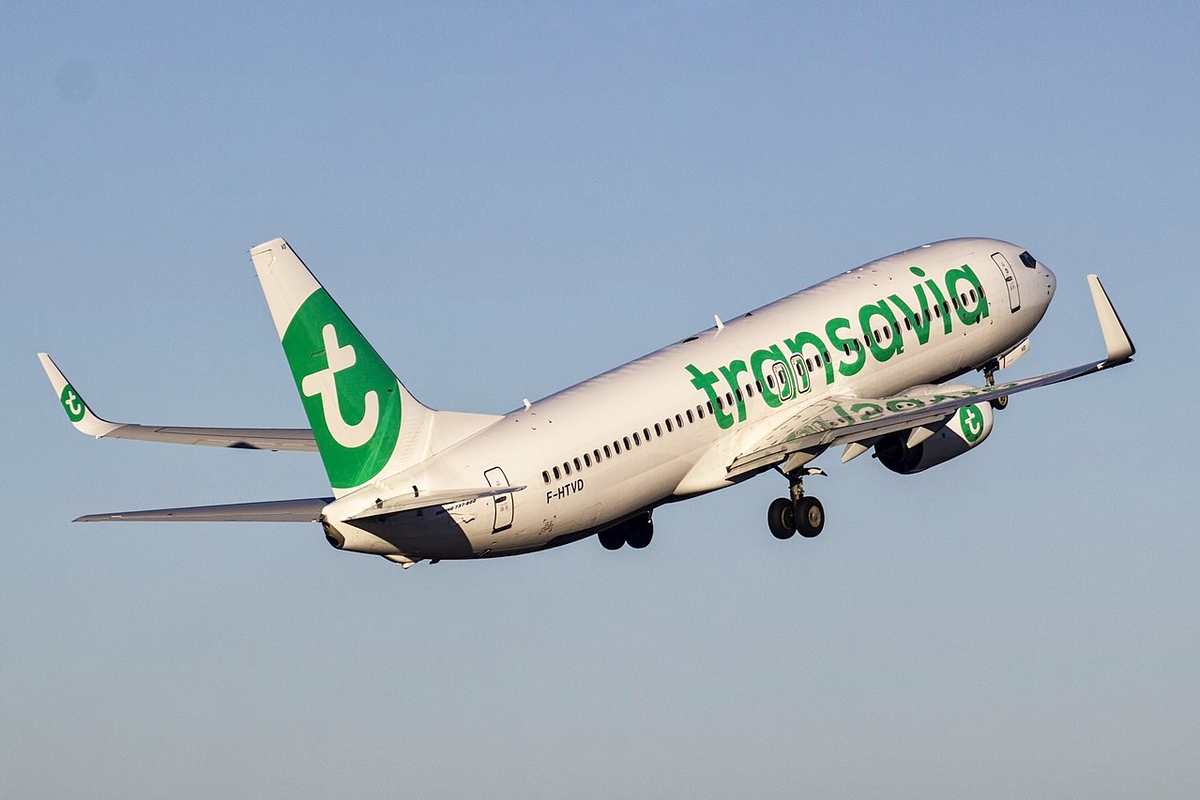 Un avion Transavia - Bene Riobó - cc