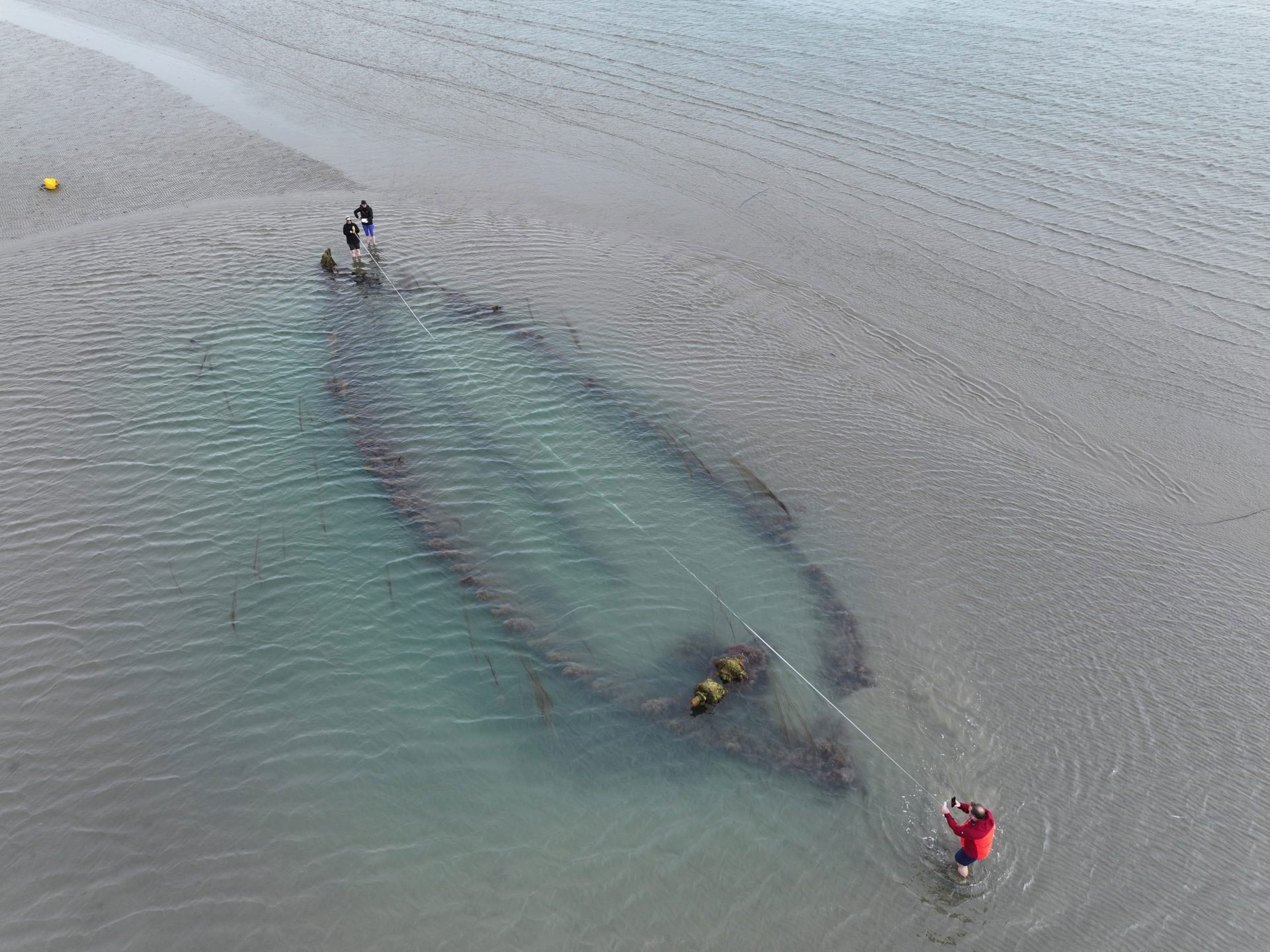 Une épave découverte sur la plage de Portmarnock - National Monuments Service (NMS)