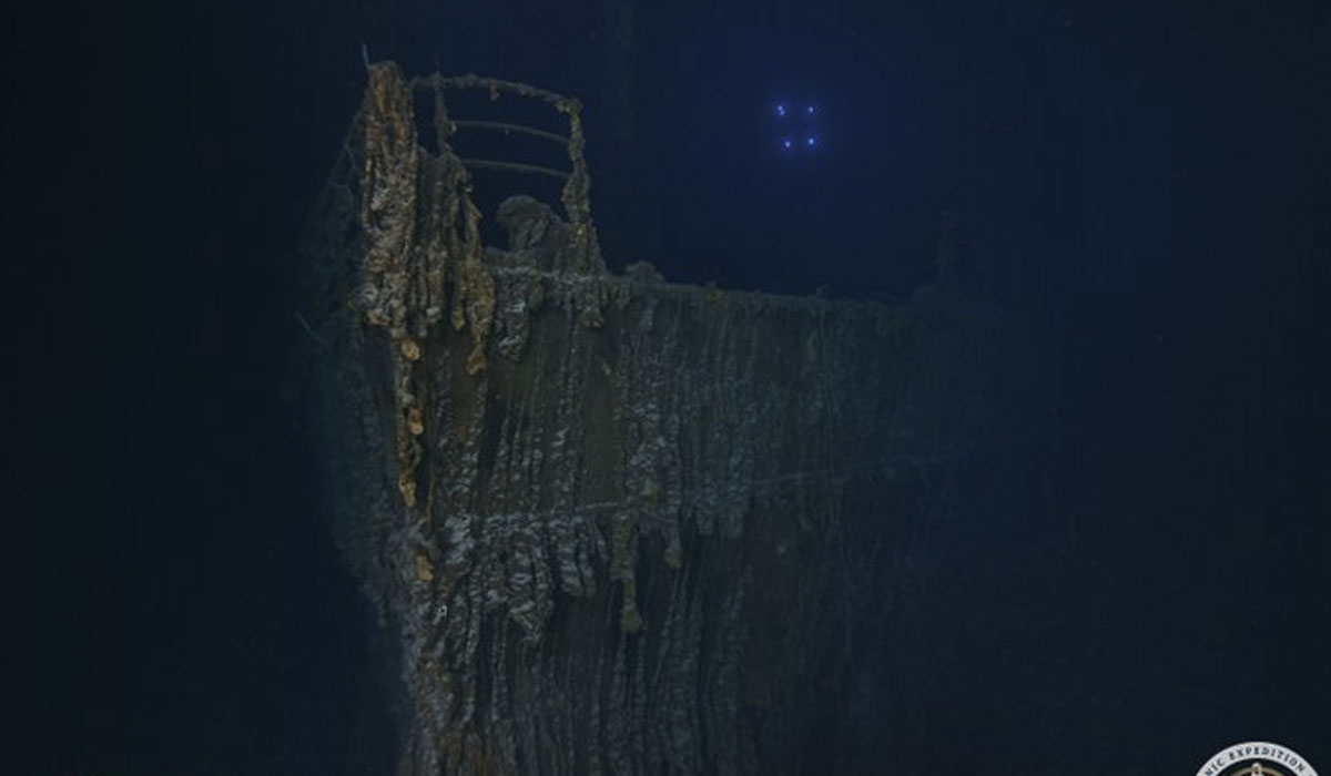 L'épave du Titanic a perdu une partie de sa rambarde - @RMSTitanic_Inc (X)