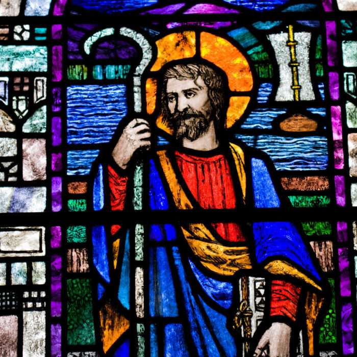 Un vitrail représentant Saint Patrick à la Saul Church - Brian Morrison - Tourism Ireland