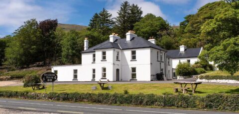 The guest wing at kylemore house