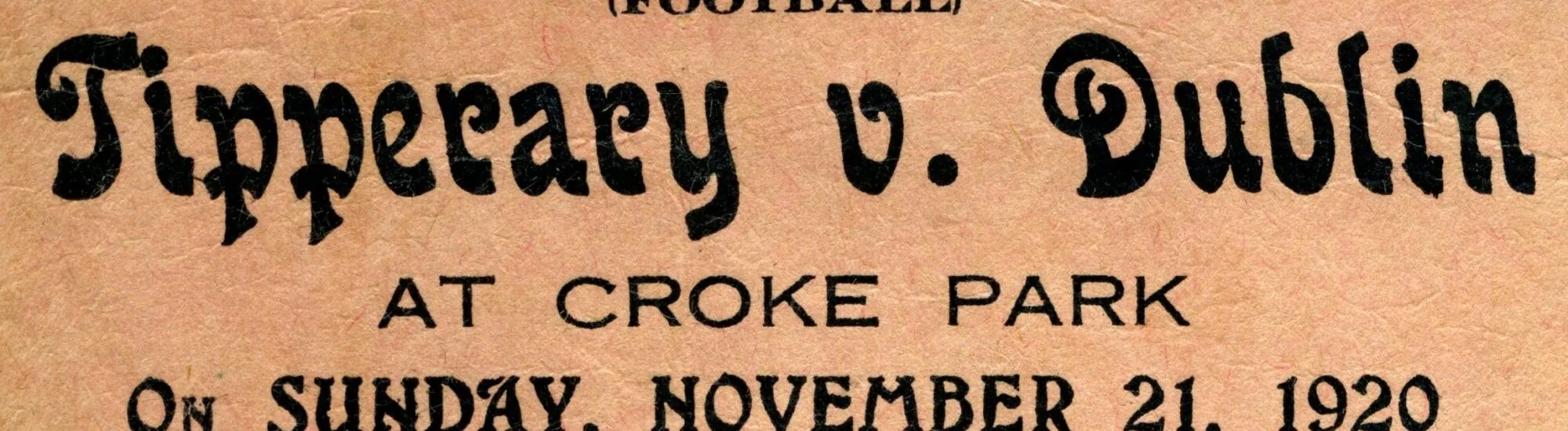 Le Bloody Sunday de 1920