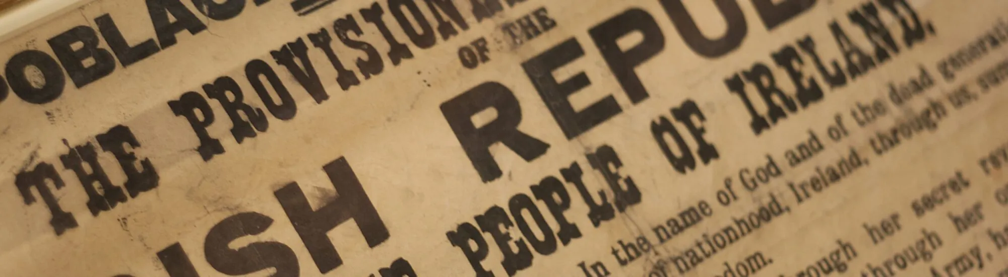 La Déclaration d&rsquo;Indépendance Irlandaise (1919)