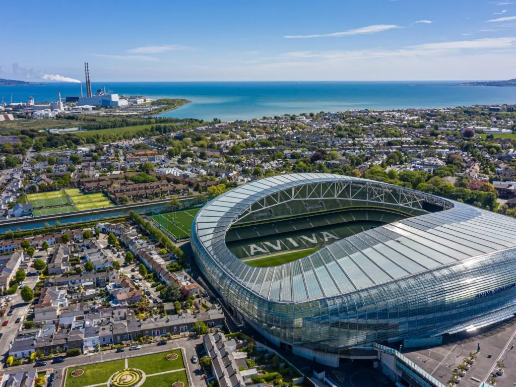 Le Aviva Stadium à Dublin - © Irish Drone Photography