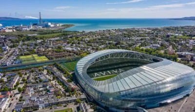 Le Aviva Stadium à Dublin - © Irish Drone Photography