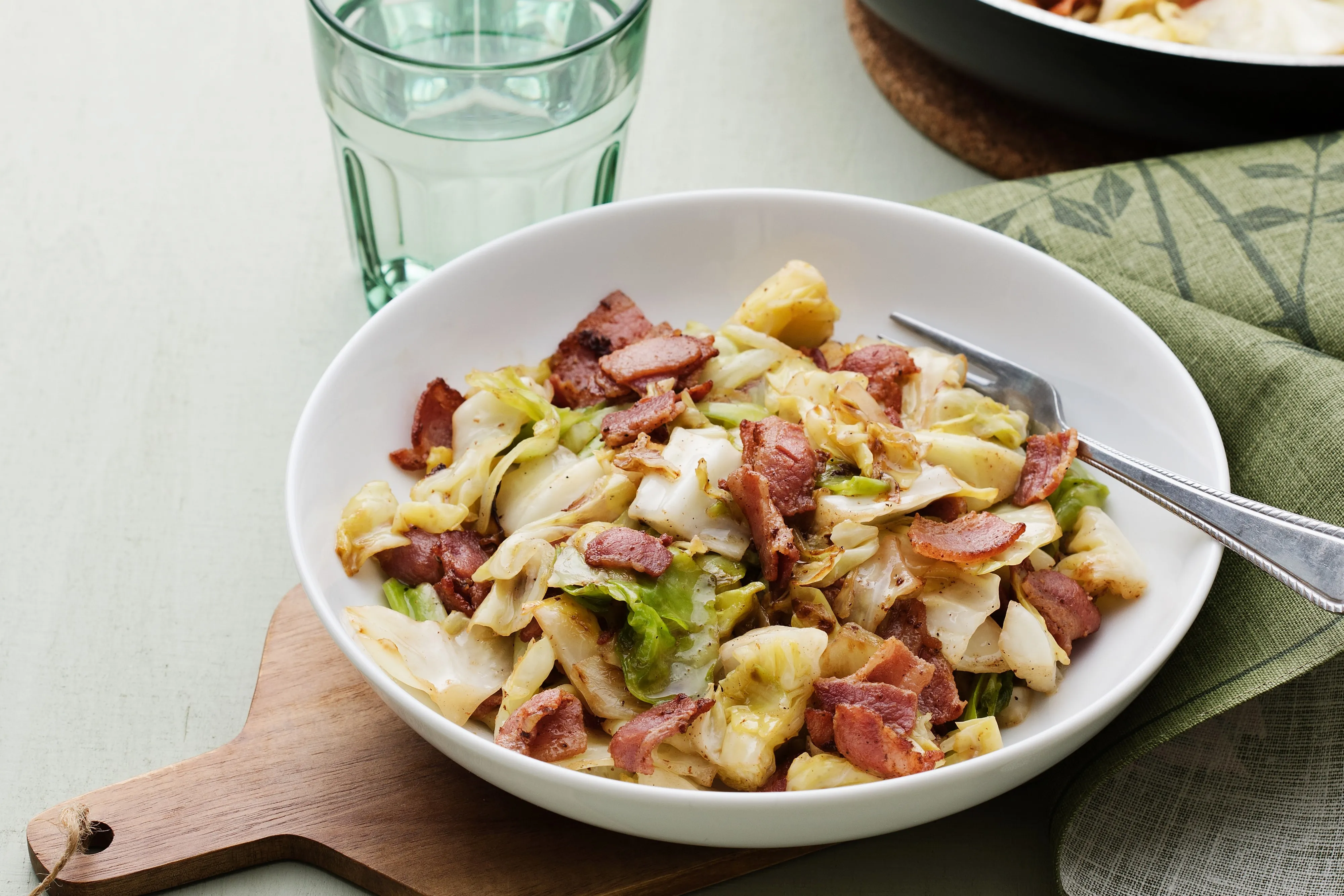 Du bacon and cabbage