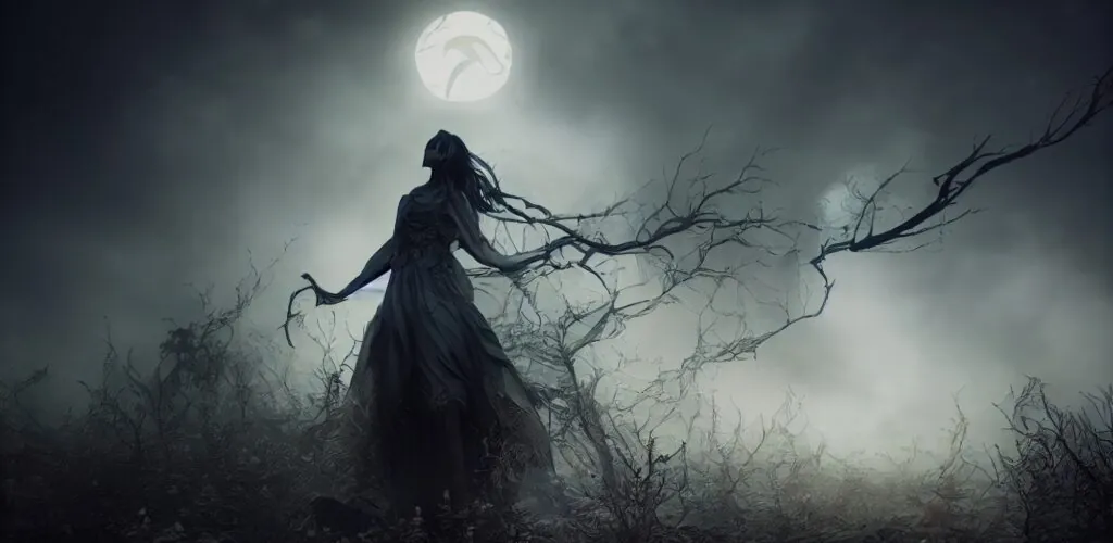Les légendes urbaines irlandaises les plus étonnantes 2 Une Banshee au coeur de la nuit en Irlande - © Declan Hillman