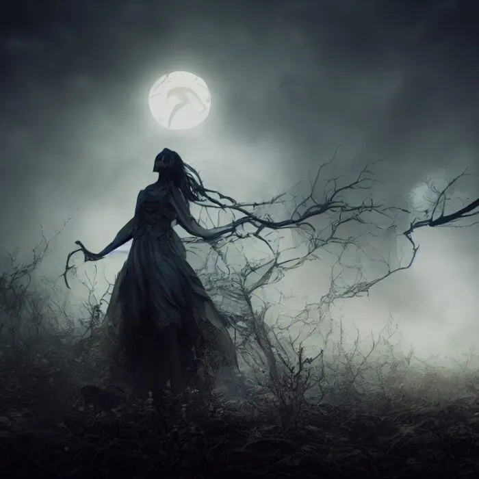 Une Banshee au coeur de la nuit en Irlande - © Declan Hillman