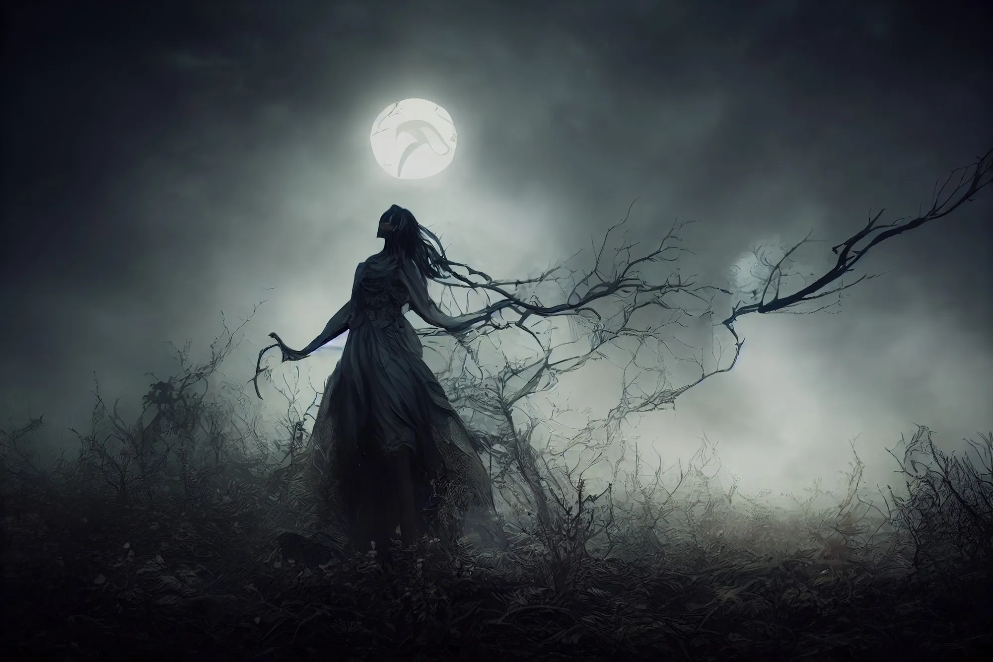 Une Banshee au coeur de la nuit en Irlande - © Declan Hillman