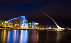 Le Convention Centre of Dublin et le pont Samuel Beckett - Raul Villalon - cc
