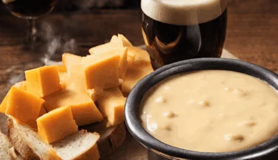 Une fondue irlandaise à la Guinness